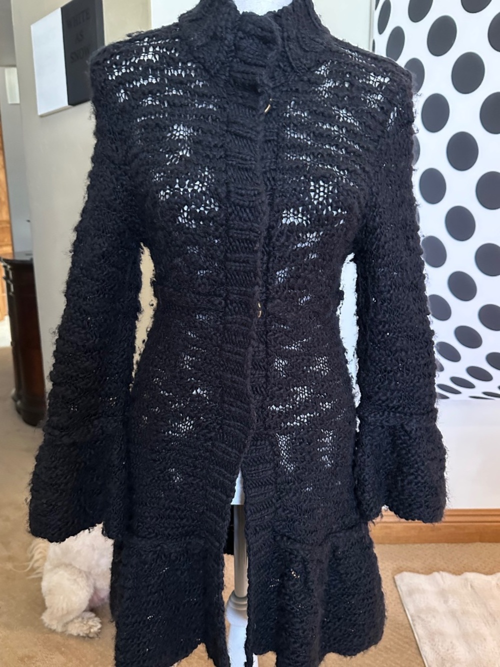 Free People Long Black Sweater